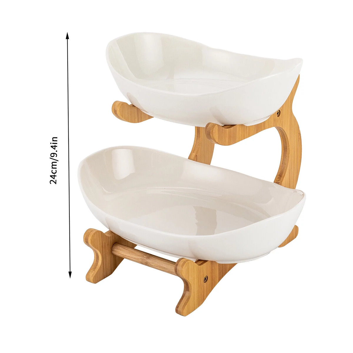 2-Tier Kitchen Countertop Fruit Bowl Fruit Basket H775154