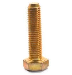 3/4 inch-10 x 1 1/2 inch Coarse Thread Grade 8 Hex Cap Screw, USA Alloy Steel Yellow Zinc Plated, Pk 62 U3737