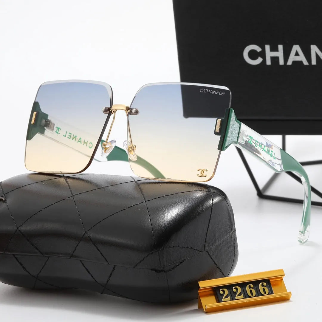 Transparent Printing Temple Polarized Sunglasses P855345