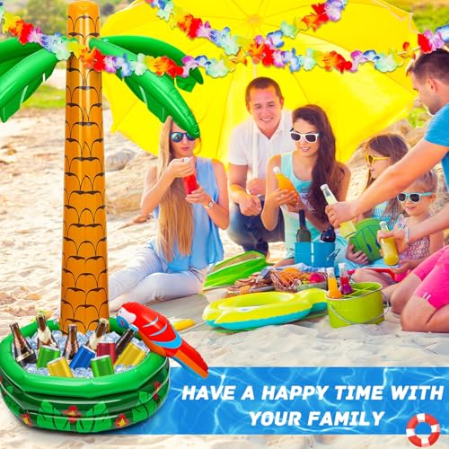 4 Pcs Inflatable Palm Tree Cooler W256