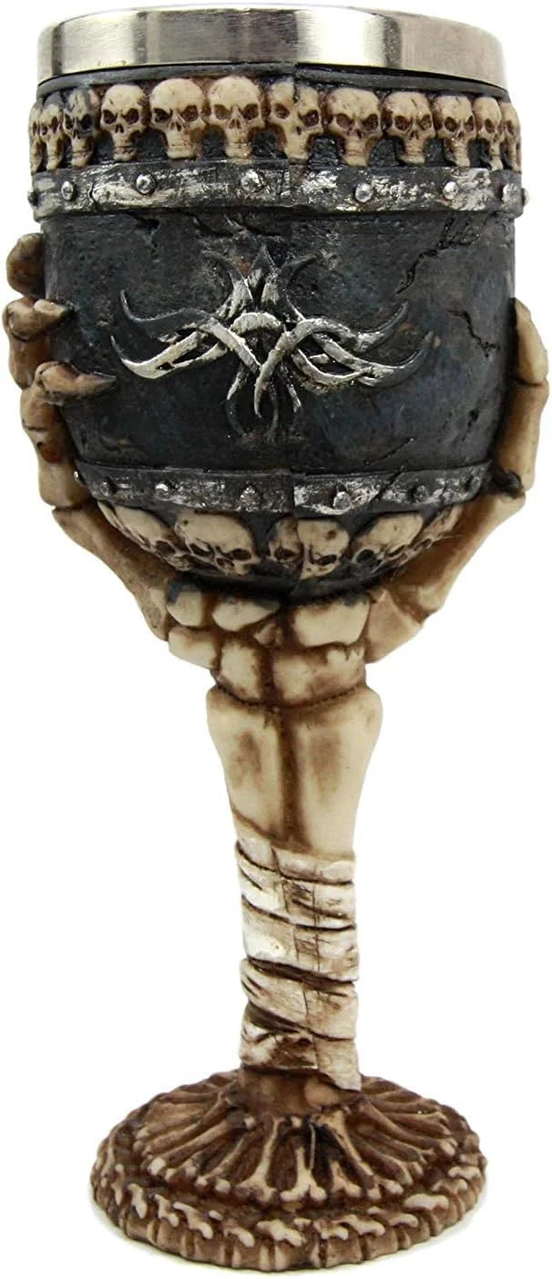 Skeletal Hand Bones Wine Goblet 6Oz Drinking Cup X8032