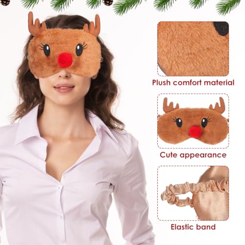 2 Pack Plush 3D Contoured Breathable Sleep Mask R952335
