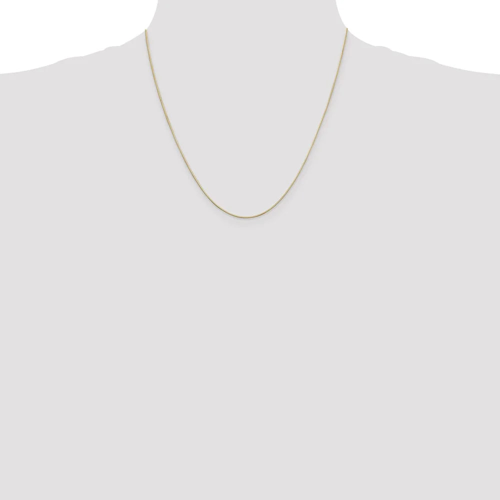 14kt Yellow Gold Octagonal Snake Chain 20 inch Lobster Clasp V993184