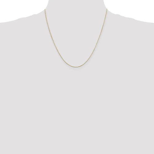 14kt Yellow Gold Octagonal Snake Chain 20 inch Lobster Clasp V993184