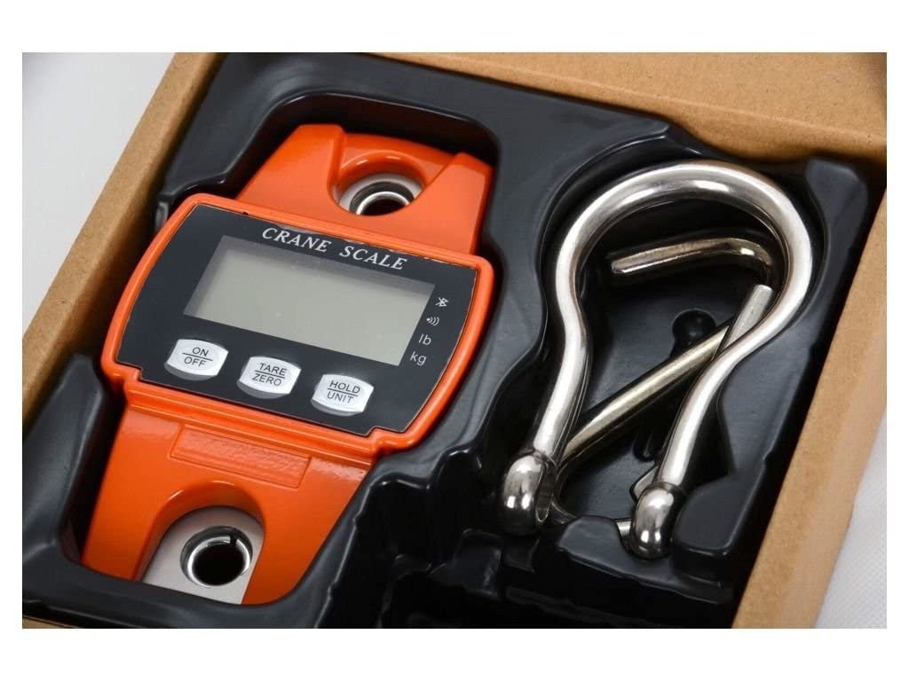 Portable Crane Scale 600 lbs X 0.2 lb J593655
