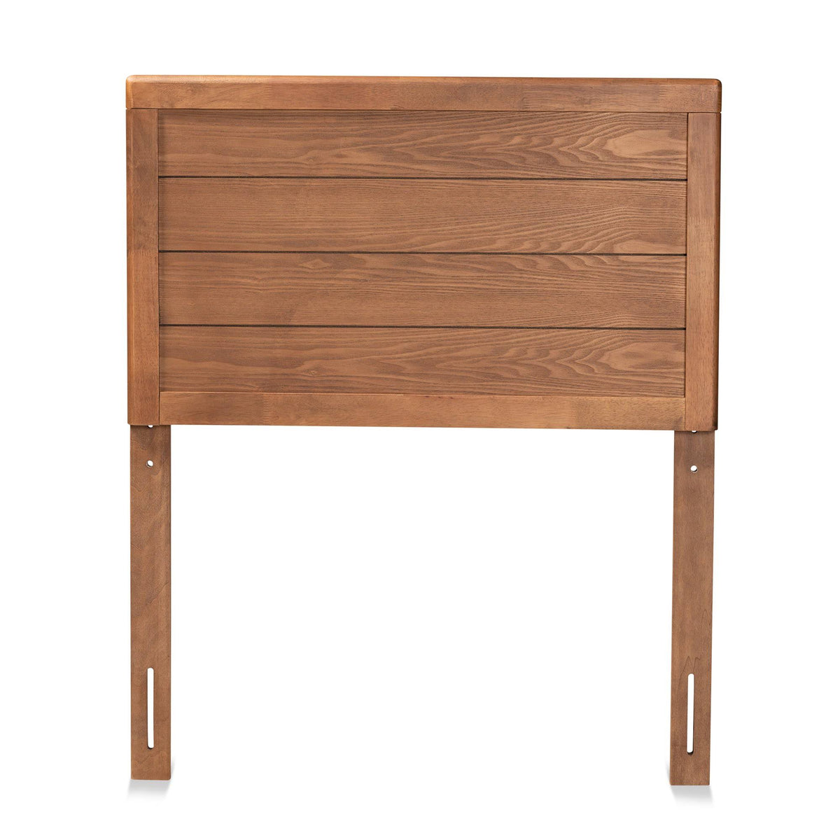Walnut Brown Finished Wood Twin Size Headboard E2505