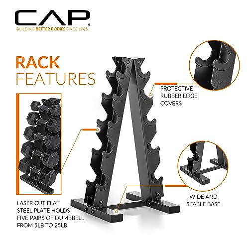 Dumbbell Set with Rack T654