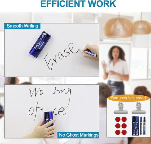 36x24 Double Sided Magnetic Dry Erase Whiteboard on Wheels B2303