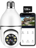 2 Pack 1080P Pan Tilt Wireless Security Light Bulb Camera O304265
