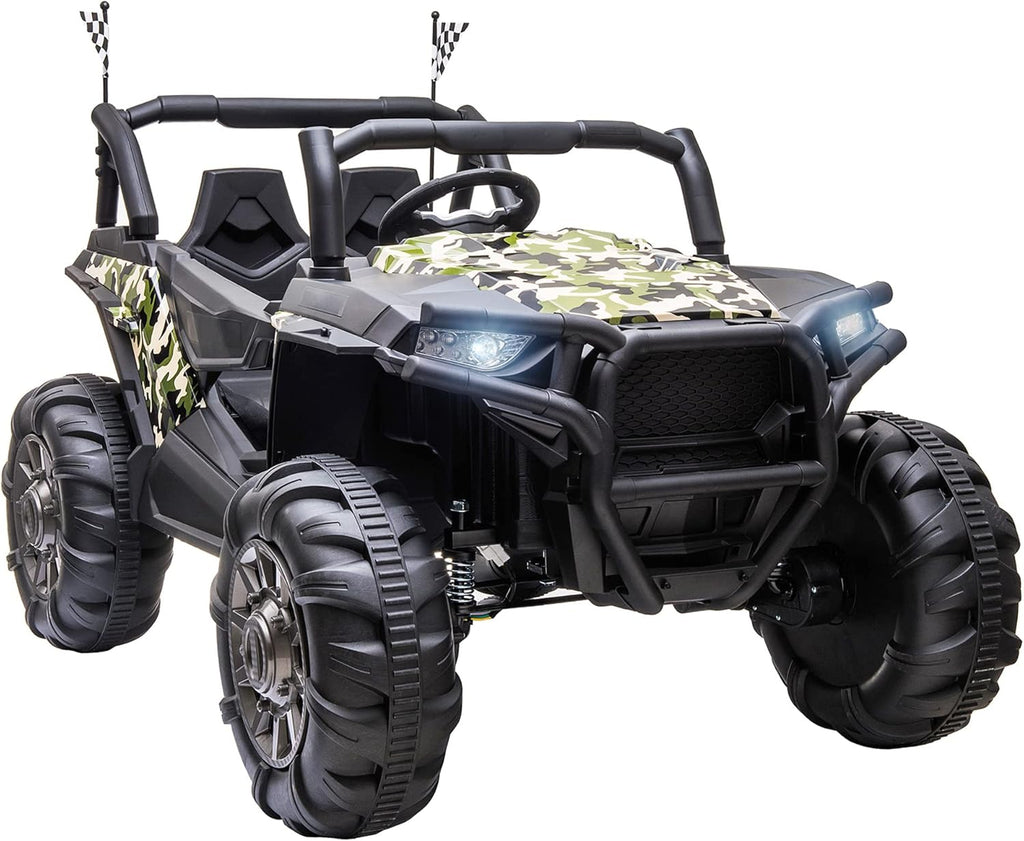 12V 2-Seater Kids Ride On Car Electric Off-Road UTV Truck Toy H376