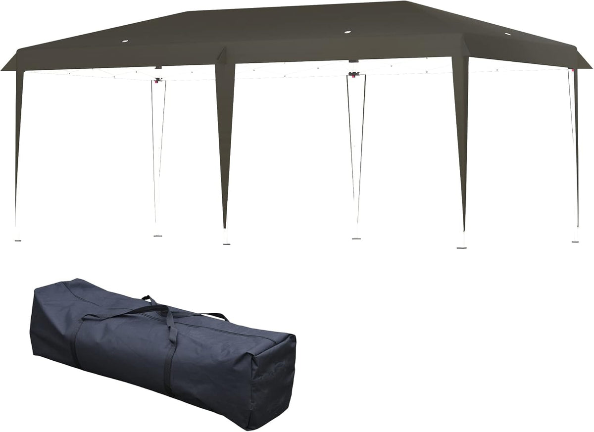 10' x 20' Heavy Duty Pop Up Canopy with Carry Bag, Blue L38666
