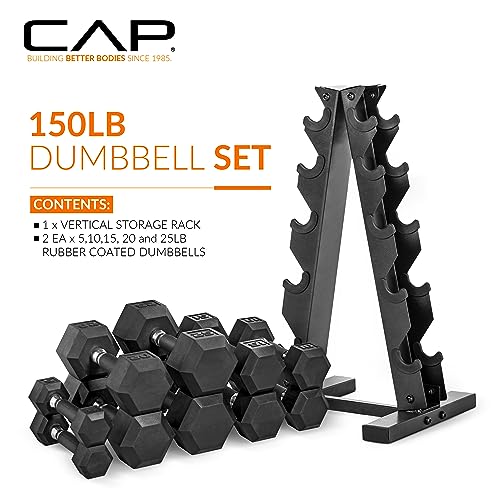 Dumbbell Set with Rack T654