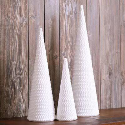 3 Piece Christmas Tree Topiary Set M98699