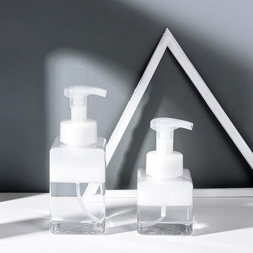 2PCS Refillable Foaming Soap Dispenser Pump Bottle Plastic 250ml S96804