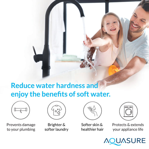 32,000 Grains Water Softener with Digital Head and Fine Mesh Resin D12336