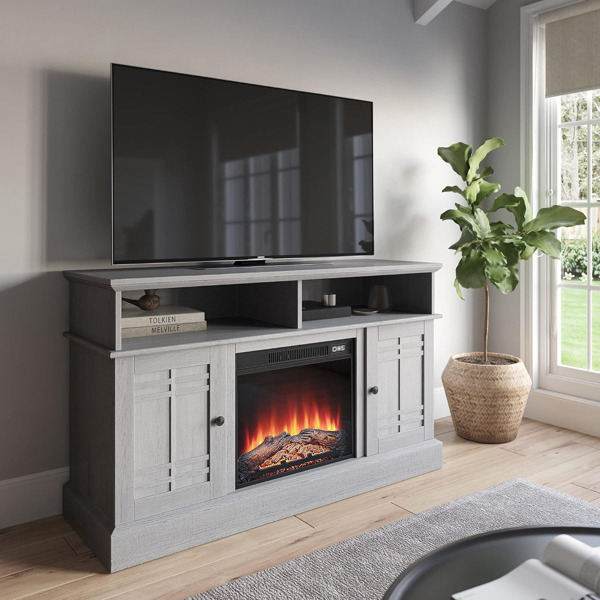 48 Inch Electric Fireplace TV Stand Z479336