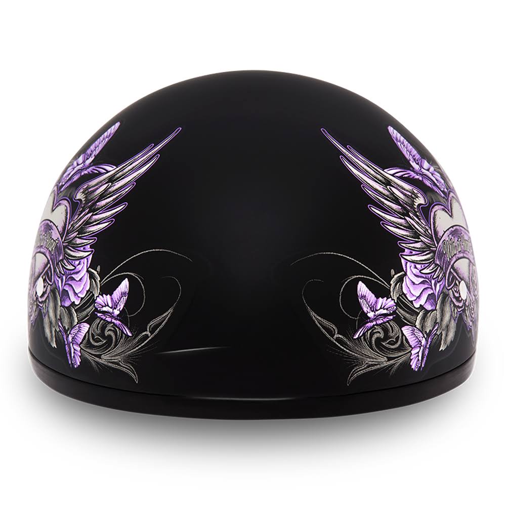 Black Small Half Face Helmet Y954451