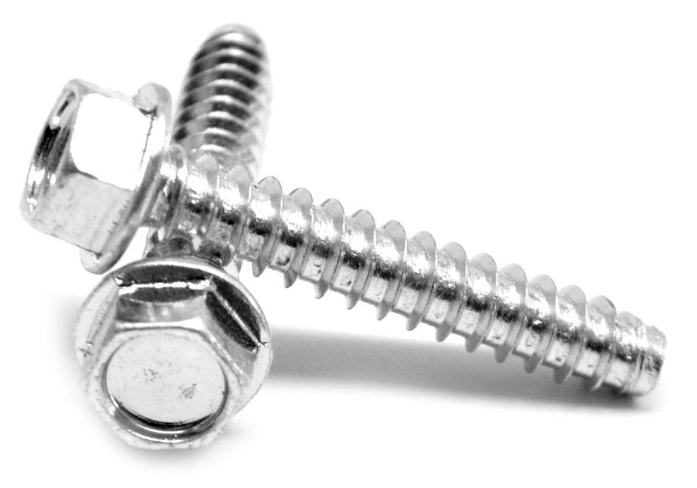 #10-16 x 1/2 Sheet Metal Screw Hex Washer Head Zinc Plated N971651