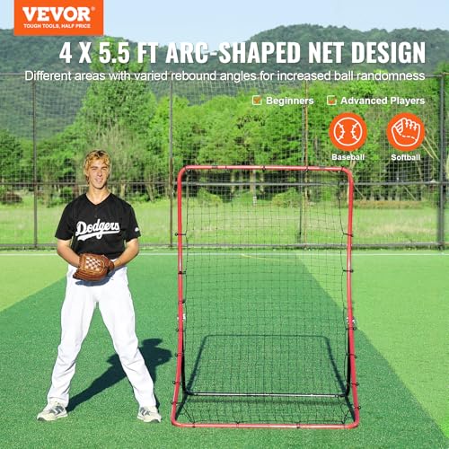 Baseball and Softball Rebounder Net with Pitching Target I3789