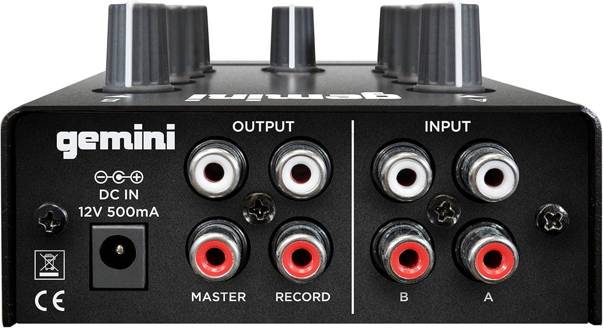 2-Channel DJ Podcast Mixer with Cross-Fader P135