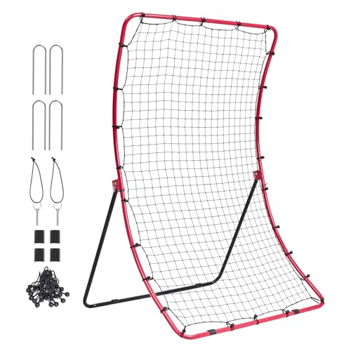 Baseball and Softball Rebounder Net with Pitching Target I3789