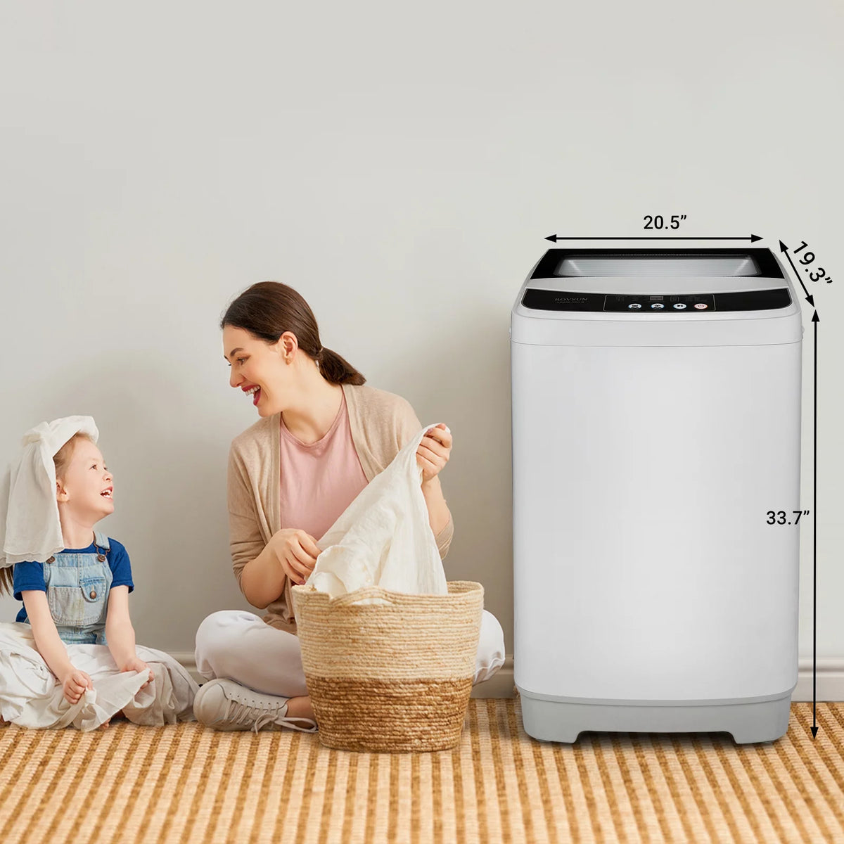 13lbs Portable Washing Machine with Spin Dryer E965