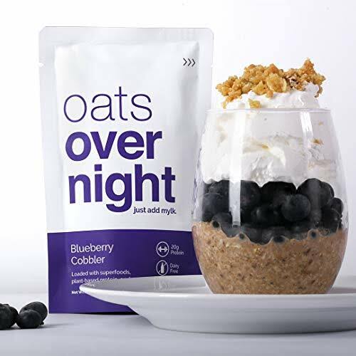 Plant Based Blueberry Cobbler High-Protein Low-Sugar Gluten-Free 2.6oz per Pack L9094