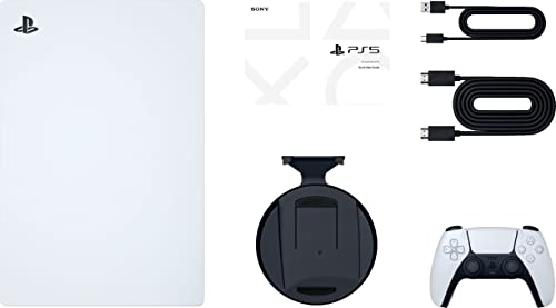 Playstation 5 Disc Version Console Horizon Forbidden West Bundle - 4K-TV Gaming, 16GB GDDR-6 RAM, 8K Output, WiFi 6, Ultra-High Speed 825GB SSD P64483