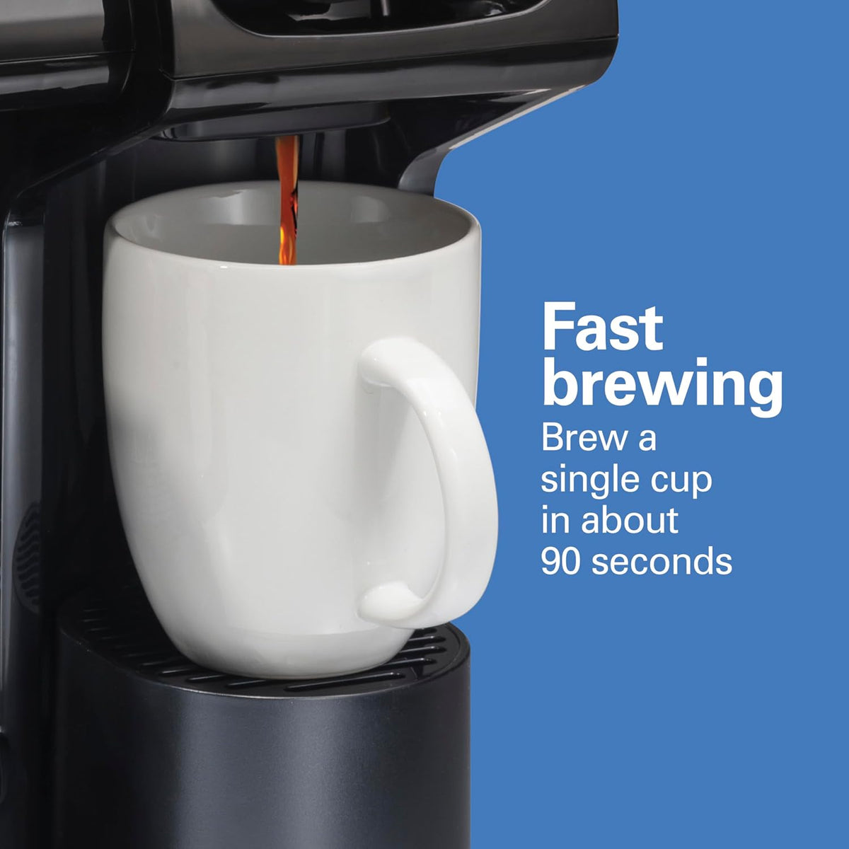 12c Coffee Maker, Single Serve & 12 Cup, Compatible with K-Cup Pods or Grounds S247309