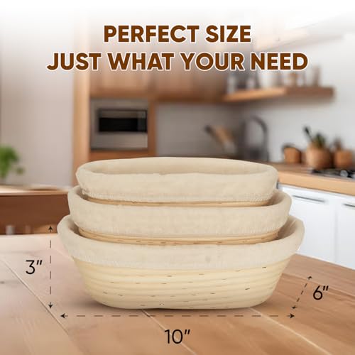 Bread Proofing Baskets Set of 3 O7329