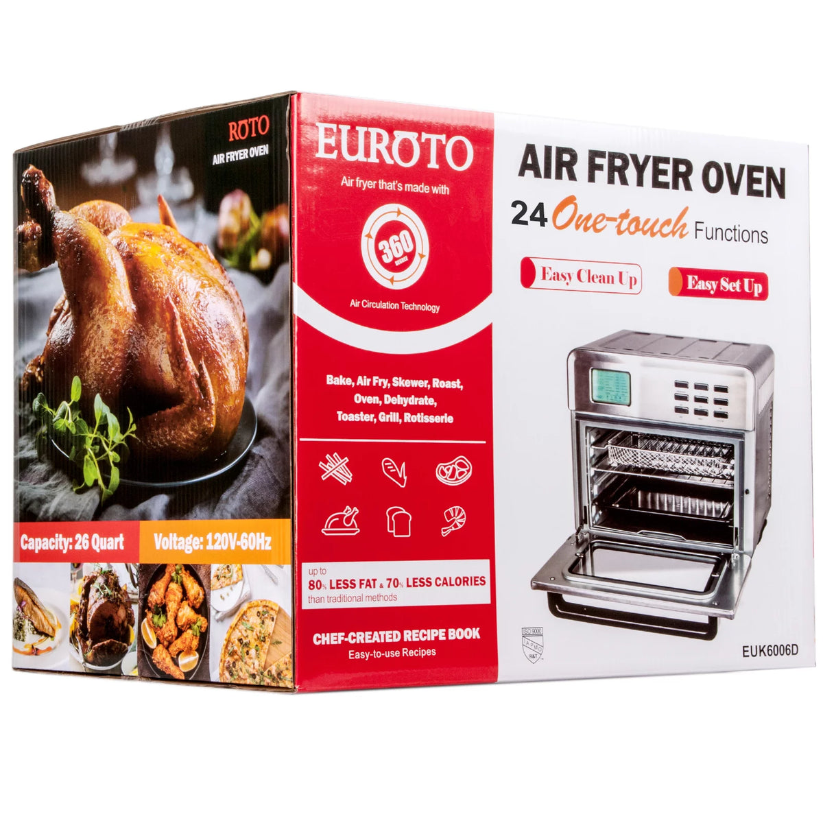 LED Display 24 in 1 Air Fryer Oven S60960
