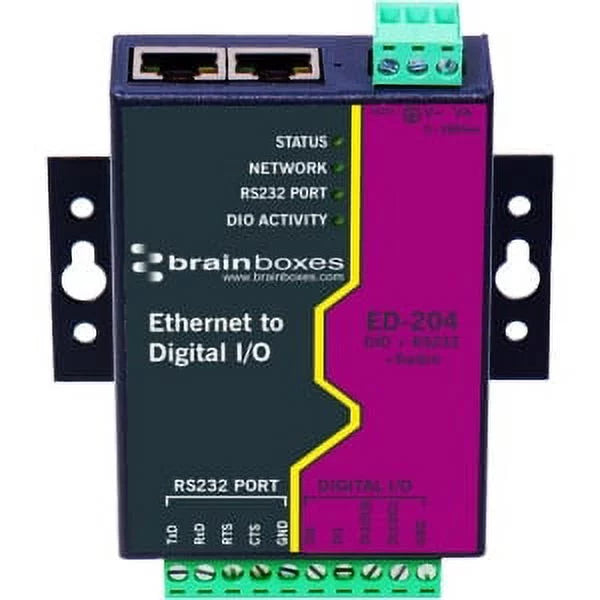 Ethernet 4 DIO RS232 Switch K9572
