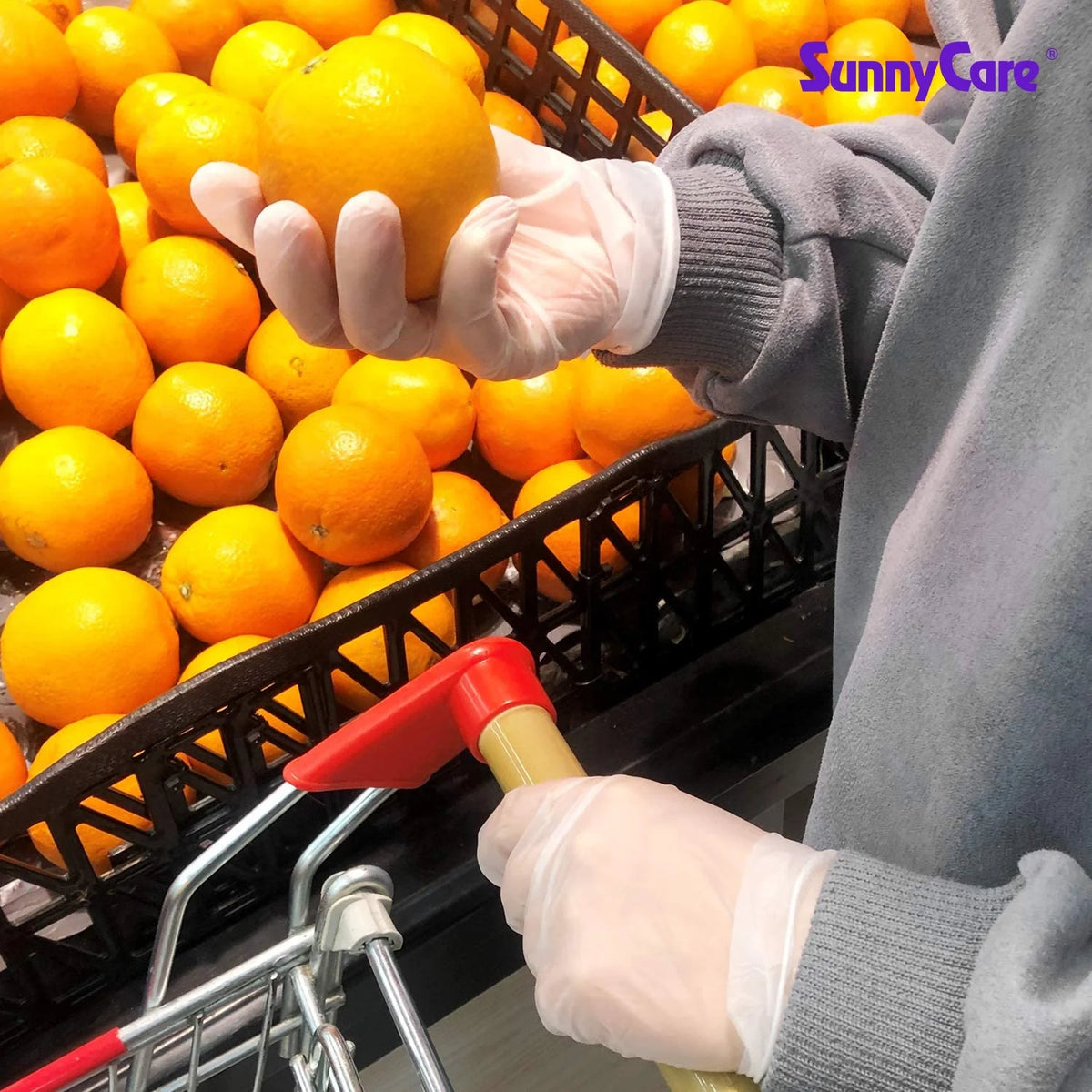 1000pcs Powder Free Disposable Vinyl Gloves XL I714728