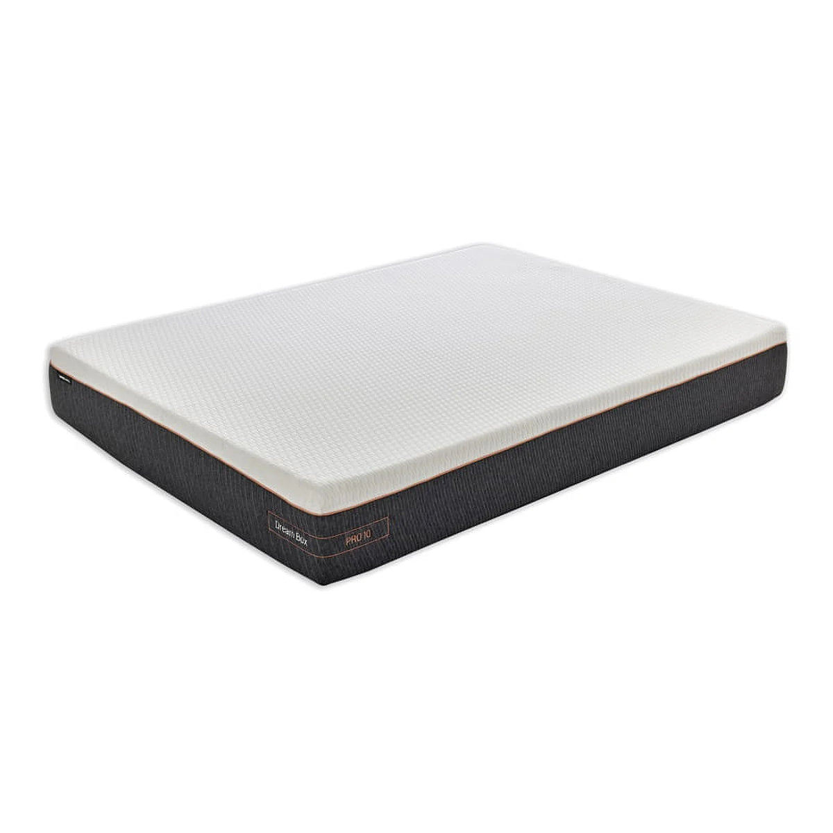 King Fabric Spring Mattress in White C4028