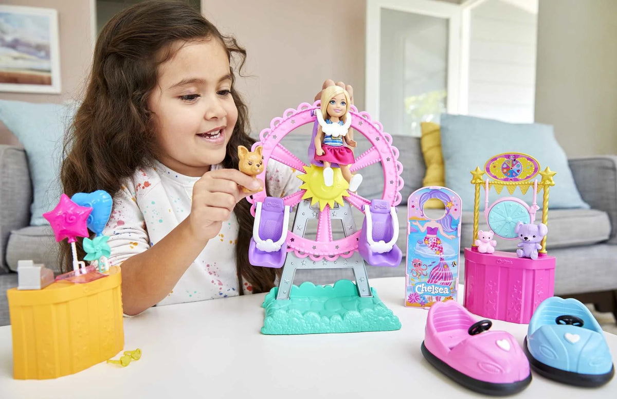 Chelsea Carnival Playset with Doll and Ferris Wheel J771884
