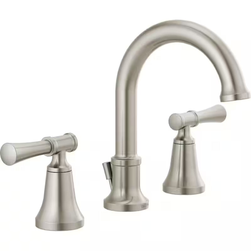 2-Handle Widespread Bathroom Faucet Brushed Nickel Y233758