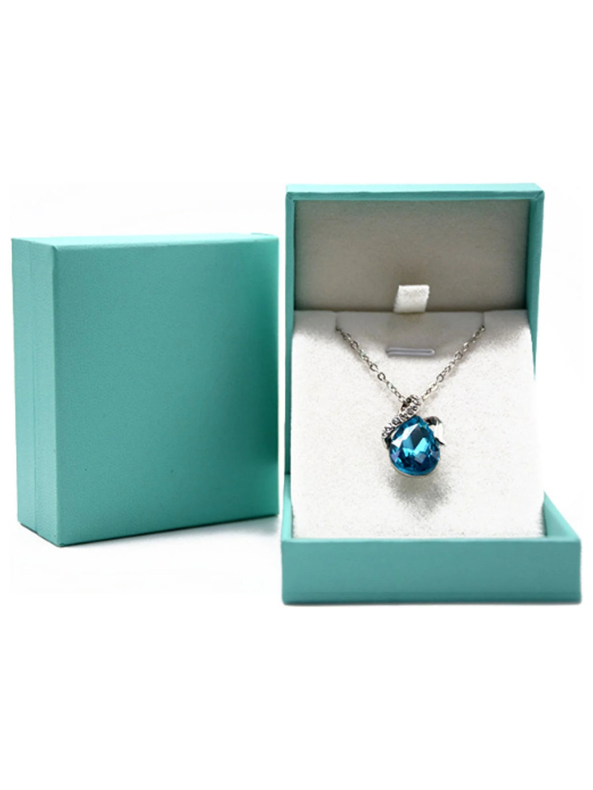 Engravable Key Birthstone Necklace in 10k and 14k Gold J320532