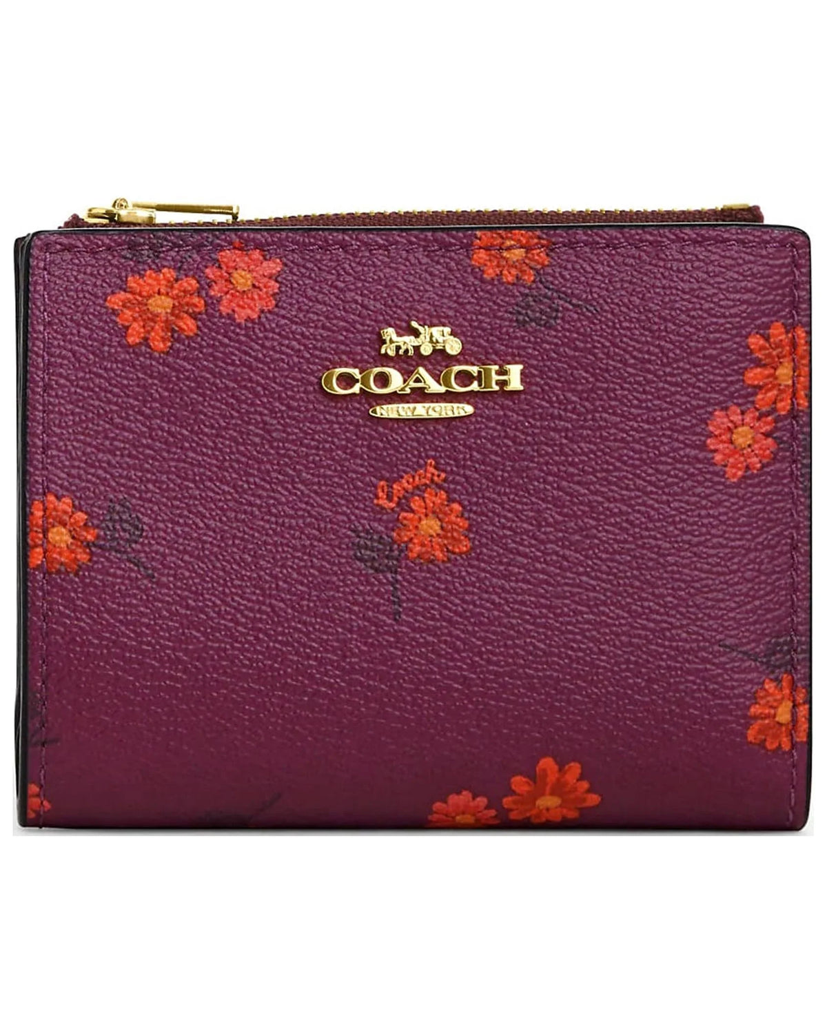 Bifold Wallet With Floral Print I2471