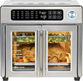 Extra Large French Door Air Fryer Toaster Oven Combo, 26QT Stainless Steel W800789