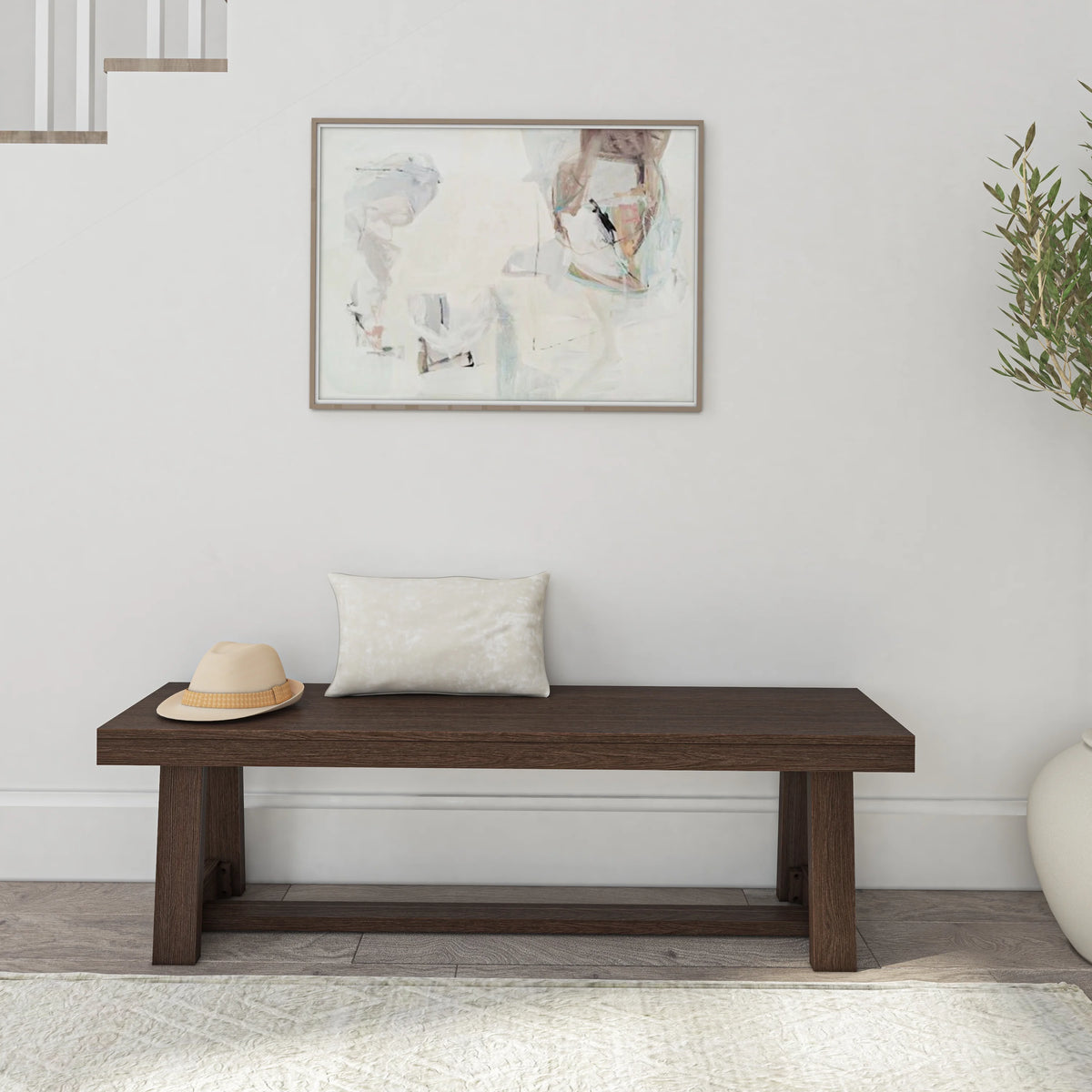 60" Solid Wood Dining Bench J6931