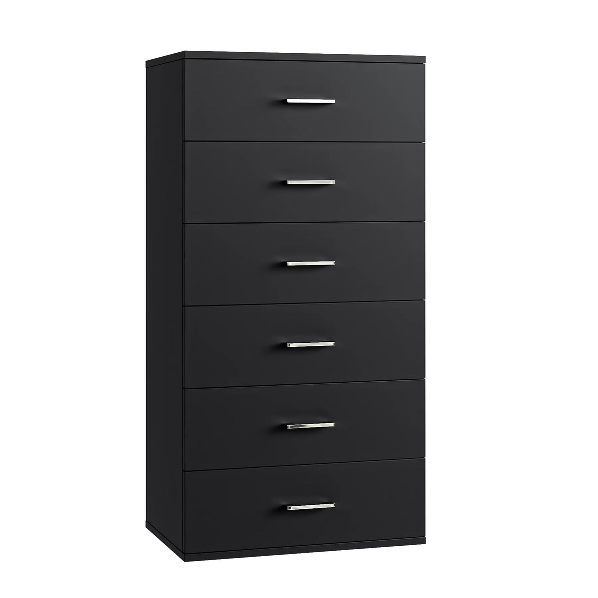 White 6 Drawer Wood Dresser S25925