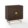 Dark Brown Wood Bar Cabinet I32449