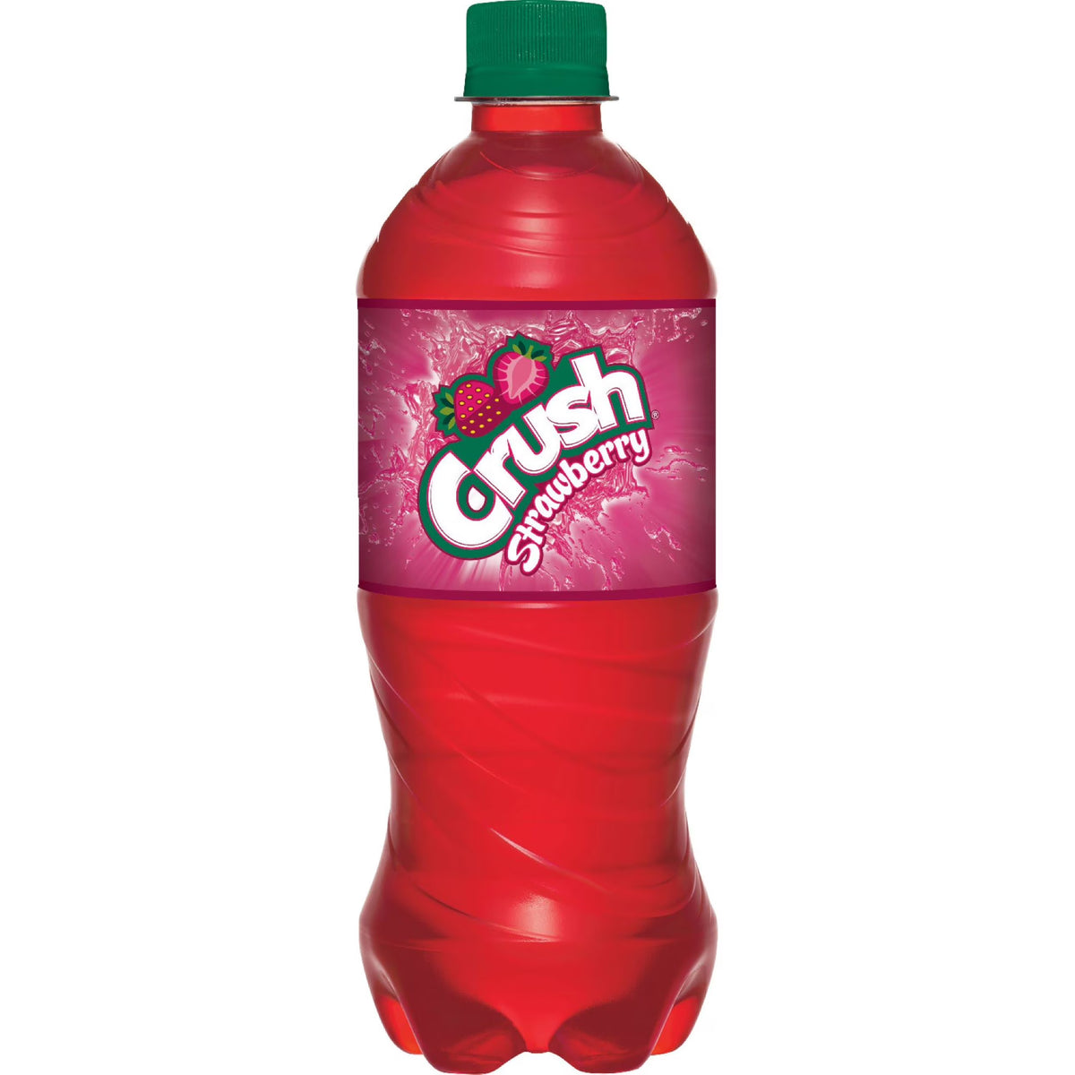 Crush Strawberry Soda 20oz Bottles, Quantity of 12 O921