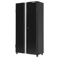 24-Gauge Steel Freestanding Garage Cabinet in Black A2055