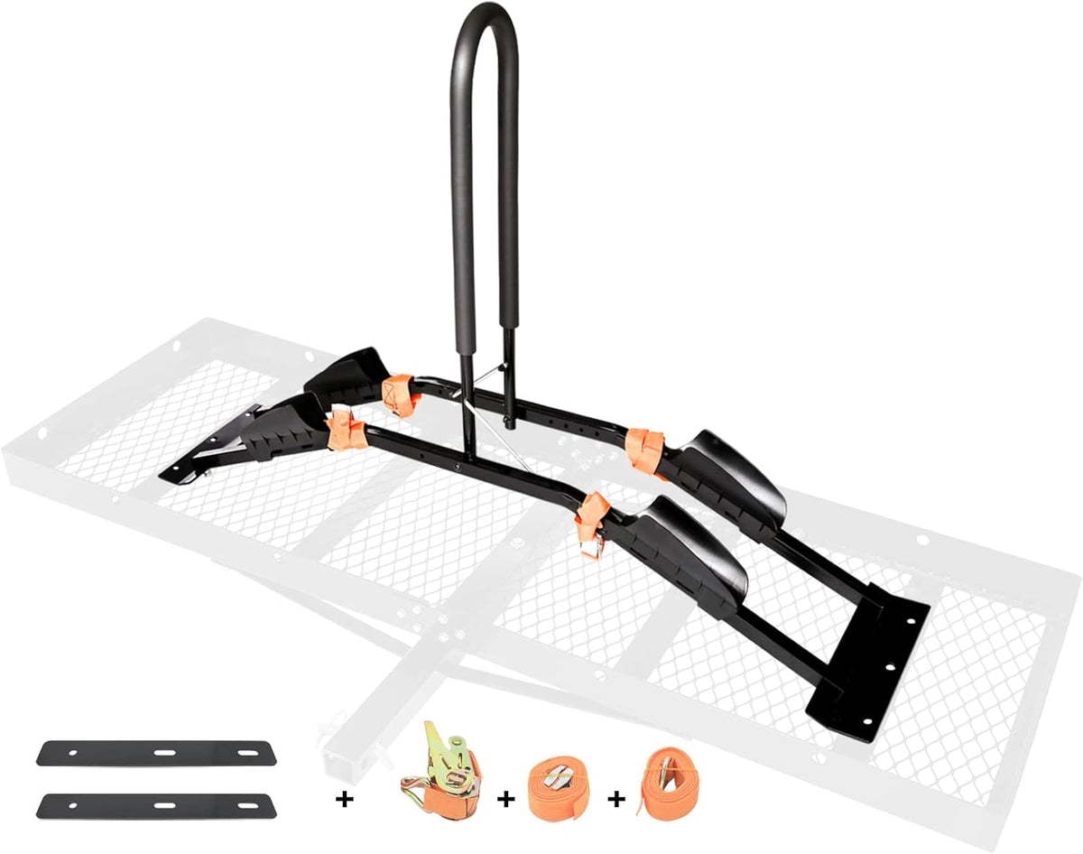 Bike Rack Attachment for Hitch Cargo Carrier with Mesh Base Z61493