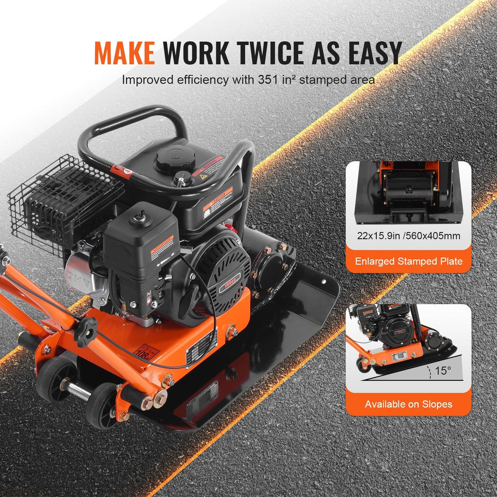 2.8 HP Walk-Behind Plate Compactor Z1945