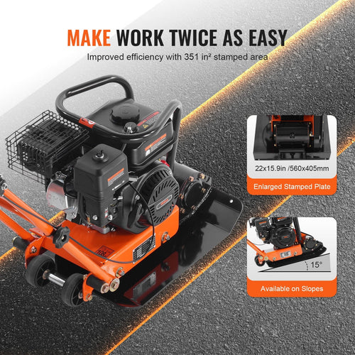 2.8 HP Walk-Behind Plate Compactor Z1945