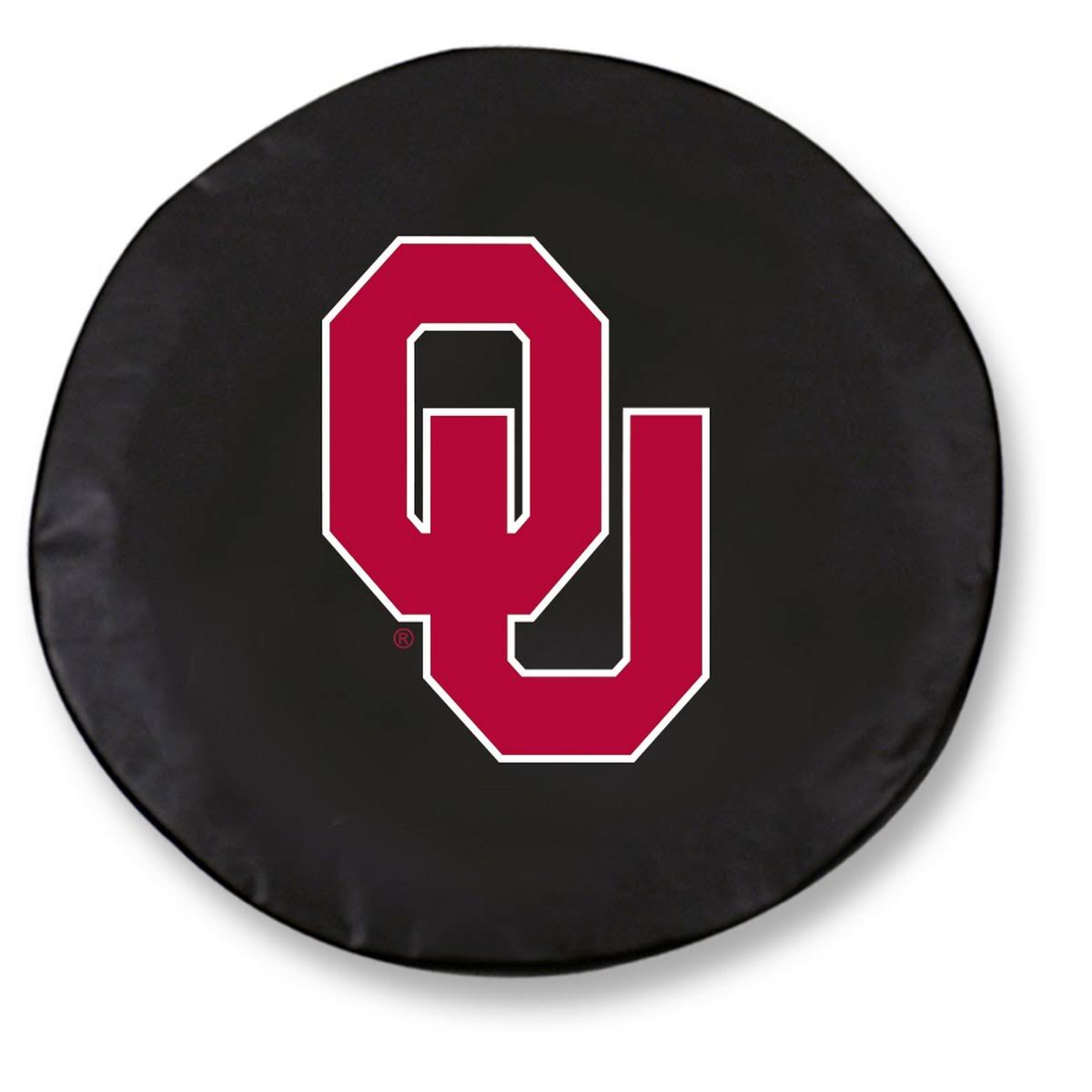 Black Vinyl Fitted Spare Car Tire Cover N453217