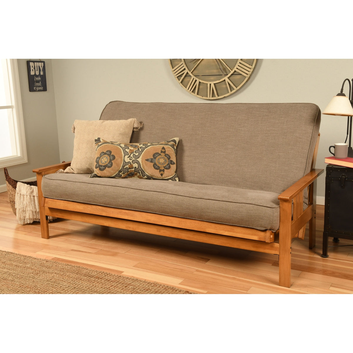 Monterey Sofa with Removable Linen Mattress Cover A14603