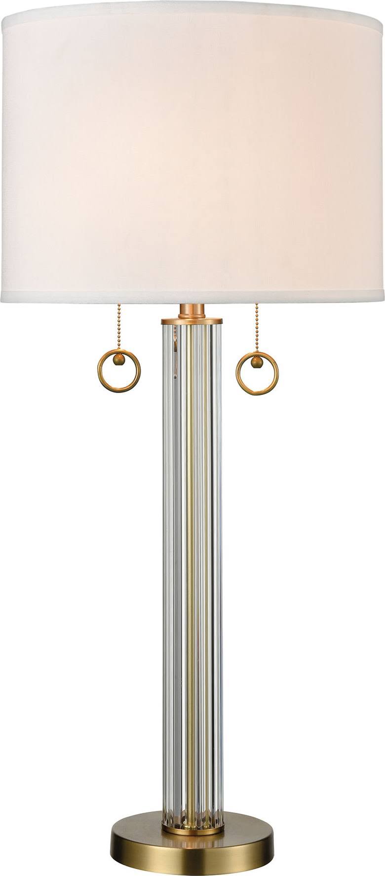2-Light Table Lamp in Glass E728664